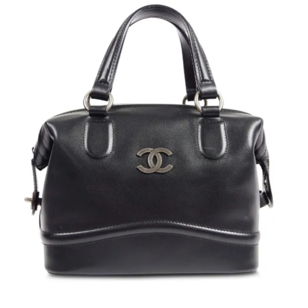 Authentic 2006 Chanel Calfskin Bowling Bag